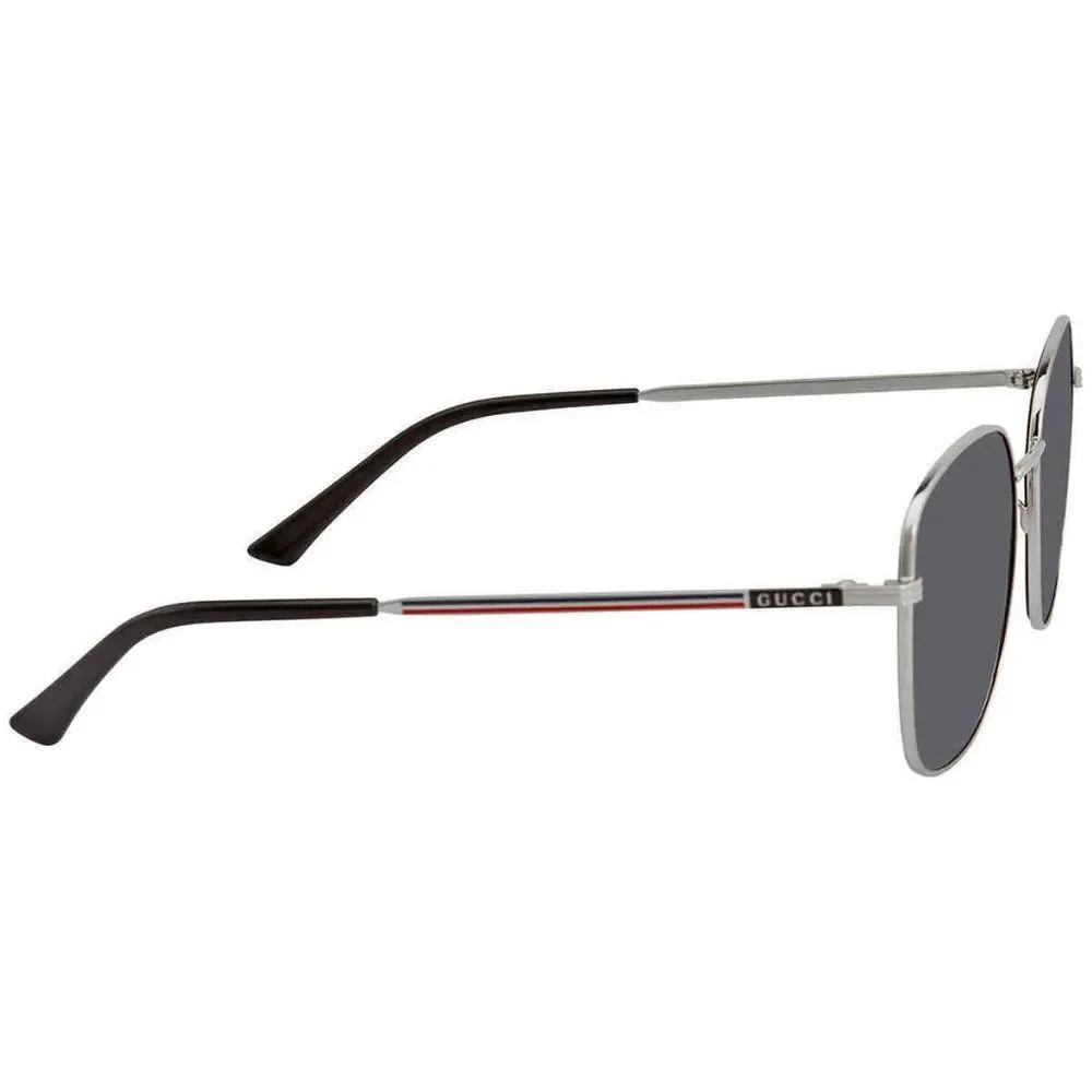 NEW Gucci Grey and Silver Square Men's Sunglasses
